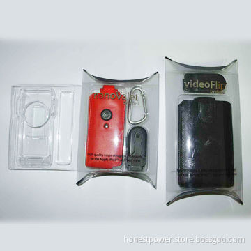 2013 Transparent Plastic Pillow Box for Gift, Customized Designs Accepted